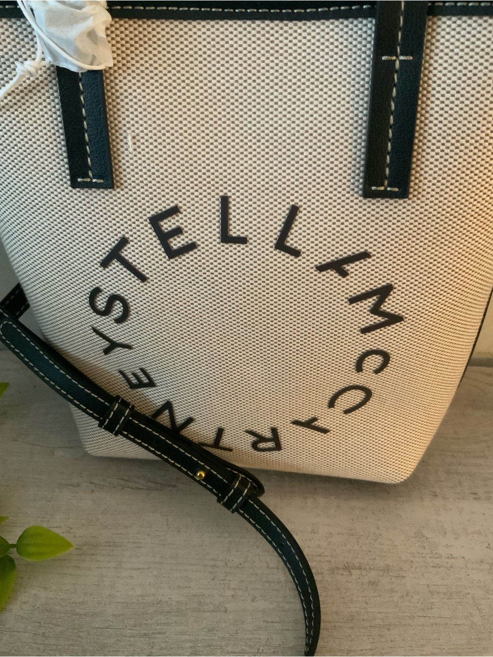 NWT STELLA MCCARTNEY FOR H&M SMALL TOTE/CROSSBODY LOGO BAG - Picture 6 of 12